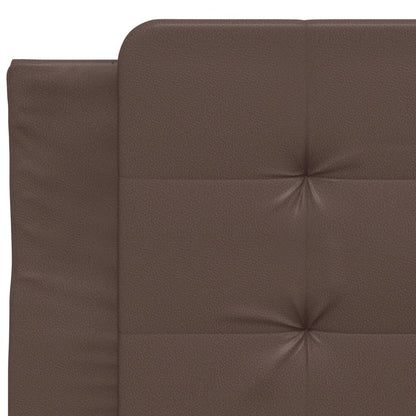 Bed Frame without Mattress "Zadar" Brown 80x200 cm Faux Leather