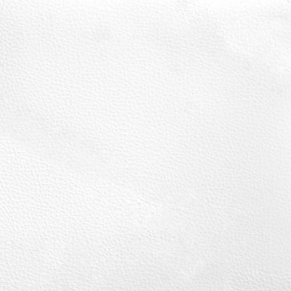 Bed Frame without Mattress "Zadar" White and Black 100x200 cm Faux Leather