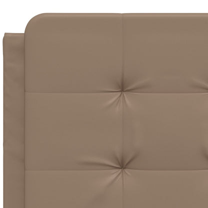 Bed Frame without Mattress "Zadar" Cappuccino 120x200 cm Faux Leather
