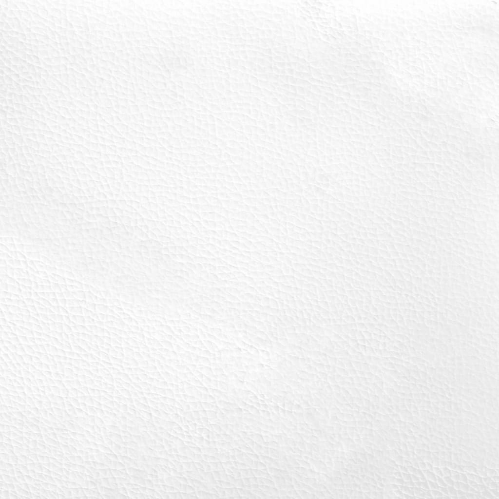 Bed Frame without Mattress "Zadar" Black and White 140x200 cm Faux Leather