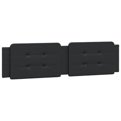 Bed Frame without Mattress "Zadar" Black 200x200 cm Faux Leather