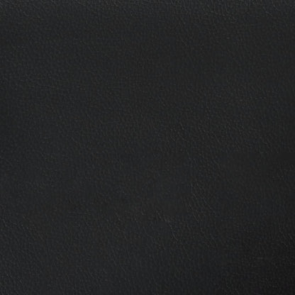 Bed Frame without Mattress "Zadar" Black 200x200 cm Faux Leather