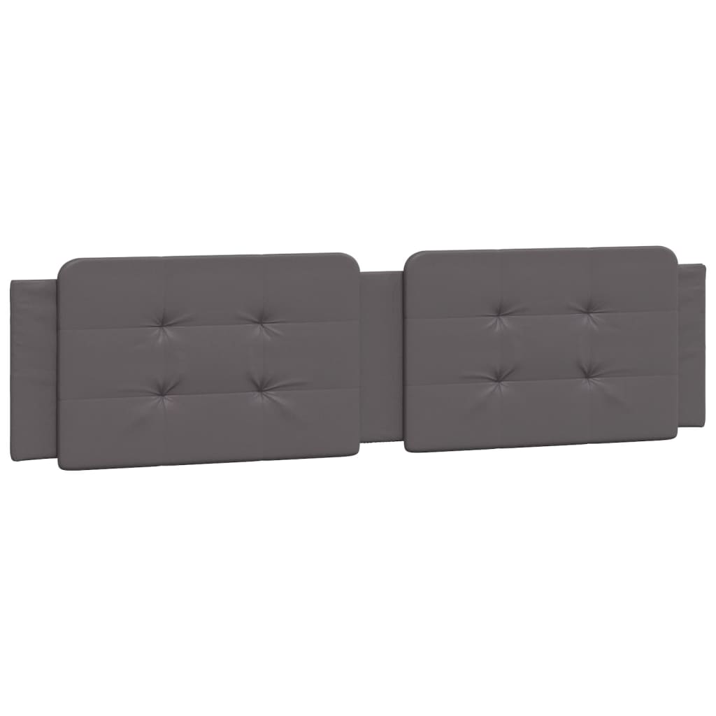 Bed Frame without Mattress "Zadar" Grey 200x200 cm Faux Leather
