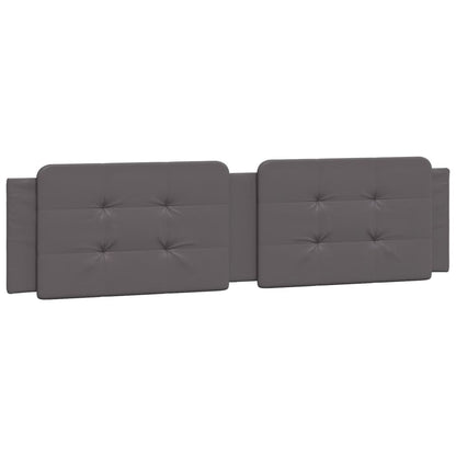 Bed Frame without Mattress "Zadar" Grey 200x200 cm Faux Leather
