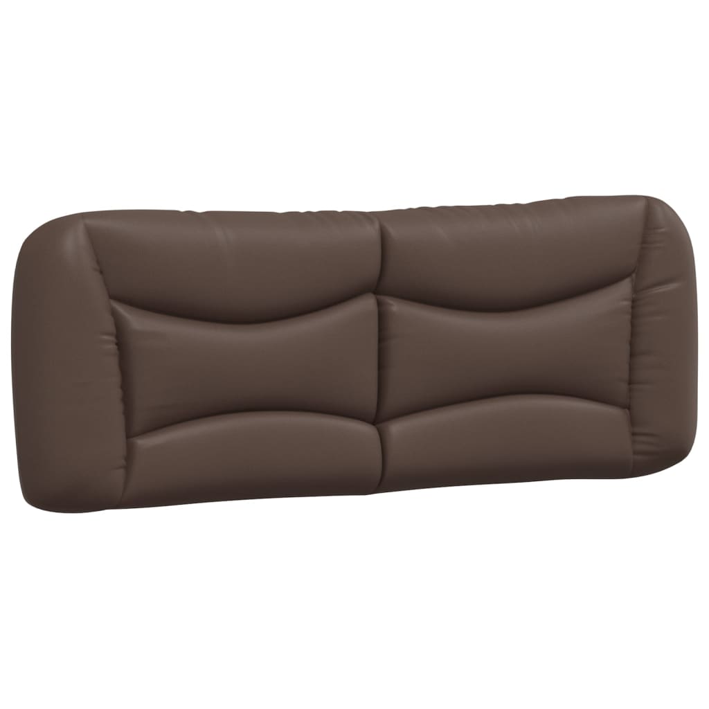 Bed Frame with LED without Mattress "Hvar" Brown 120x200 cm