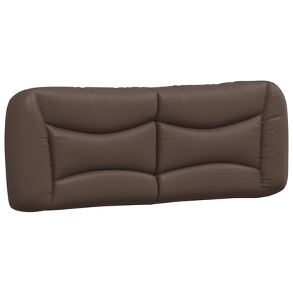 Bed Frame with LED without Mattress "Hvar" Brown 120x200 cm