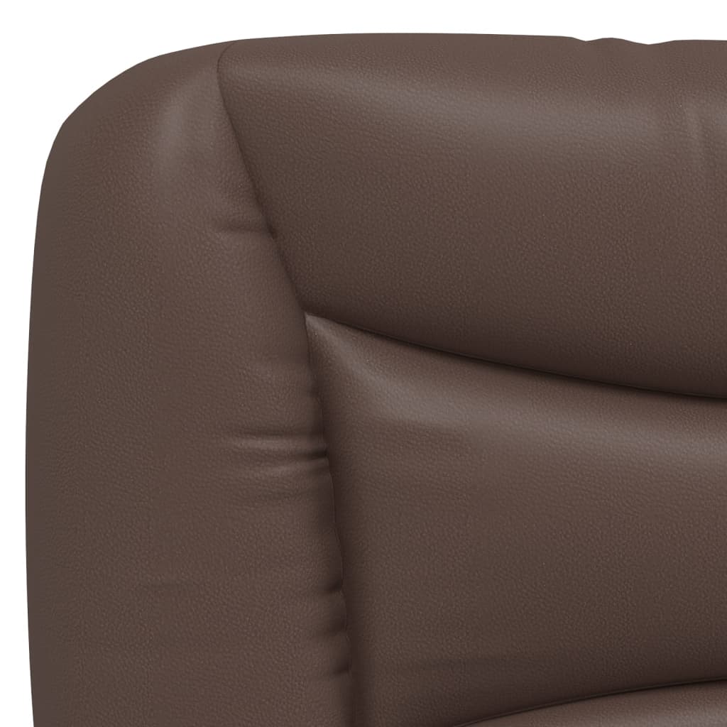 Bed Frame with LED without Mattress "Hvar" Brown 120x200 cm