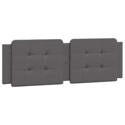 Bed Frame with LED without Mattress "Zadar" Grey 160x200 cm