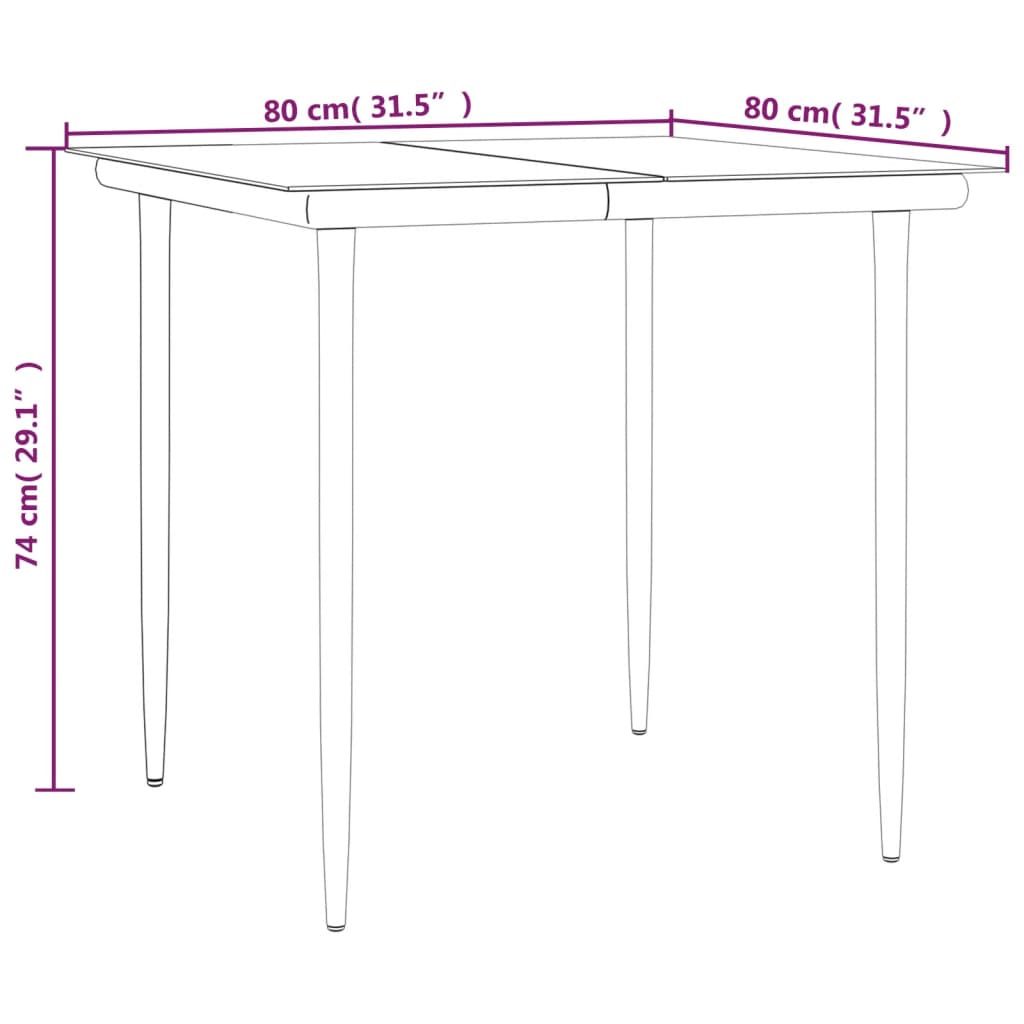 5 Piece Garden Dining Set with Cushions Grey Poly Rattan