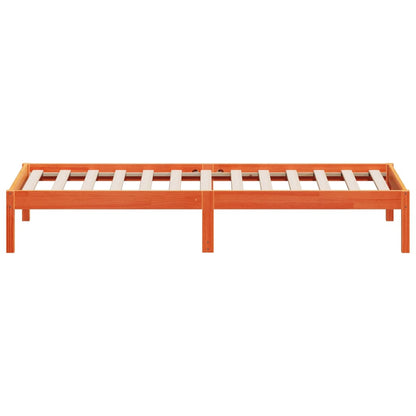 Day Bed without Mattress Wax Brown 90x200 cm Solid Wood Pine