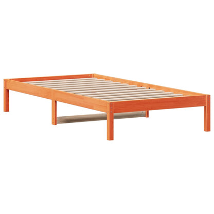 Day Bed without Mattress Wax Brown 90x190 cm Single Solid Wood Pine
