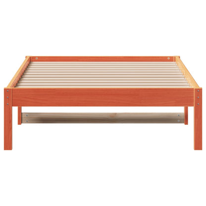 Day Bed without Mattress Wax Brown 90x190 cm Single Solid Wood Pine