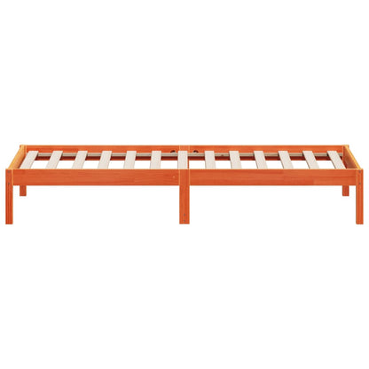 Day Bed without Mattress Wax Brown 90x190 cm Single Solid Wood Pine