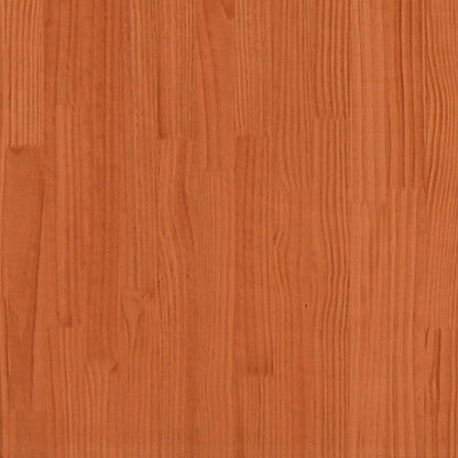Towel Rack Wax Brown 23x18x90 cm Solid Wood Pine