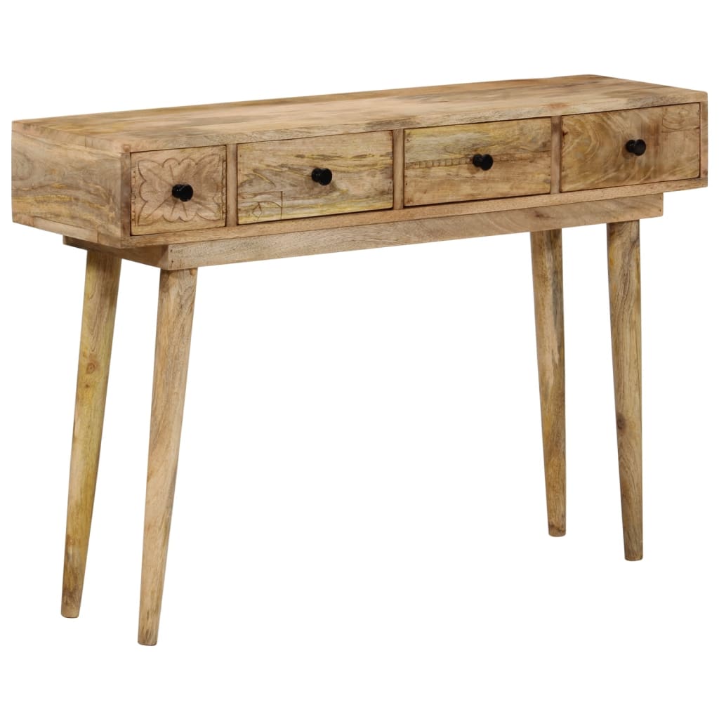 Console Table 110x30x75 cm Solid Wood Mango