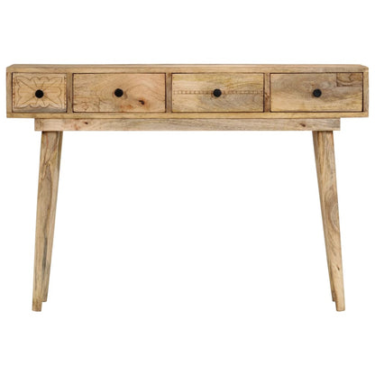 Console Table 110x30x75 cm Solid Wood Mango