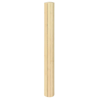 Rug Rectangular Light Nature 60x100 cm Bamboo