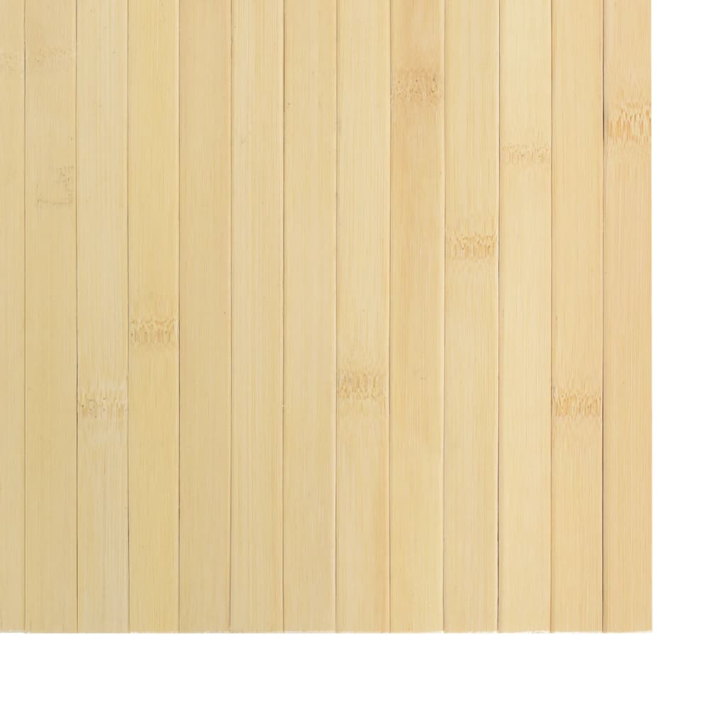Rug Rectangular Light Nature 60x100 cm Bamboo