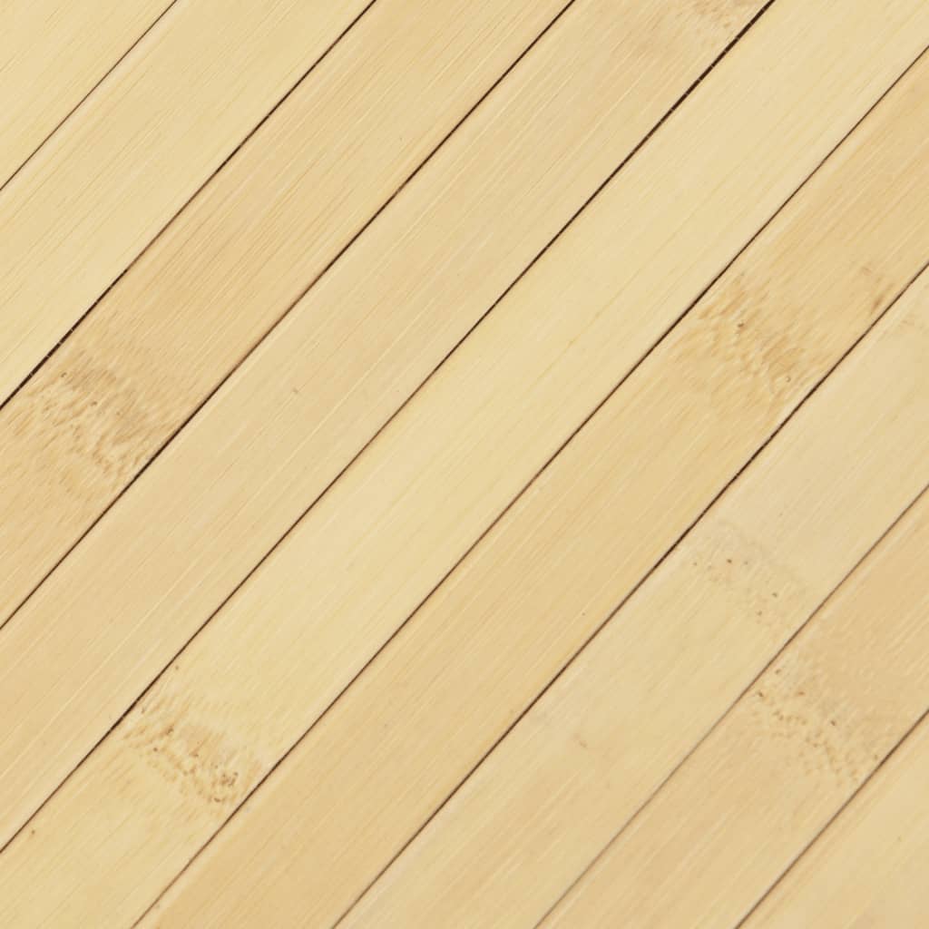 Rug Rectangular Light Nature 60x100 cm Bamboo