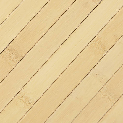 Rug Rectangular Light Nature 60x100 cm Bamboo