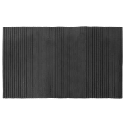 Rug Rectangular Grey 60x100 cm Bamboo