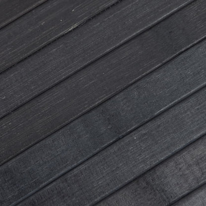 Rug Rectangular Grey 60x100 cm Bamboo