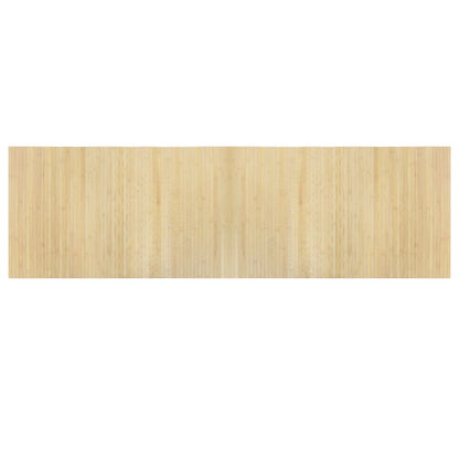 Rug Rectangular Light Nature 60x200 cm Bamboo