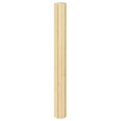 Rug Rectangular Light Nature 60x200 cm Bamboo