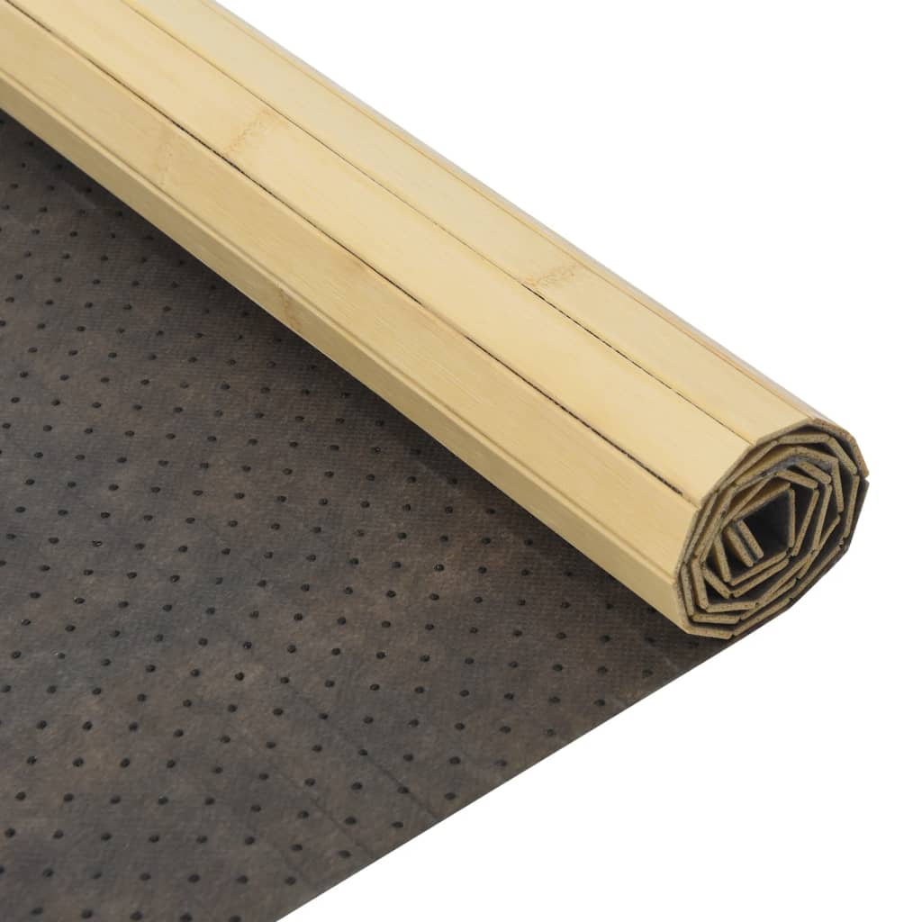 Rug Rectangular Light Nature 60x200 cm Bamboo