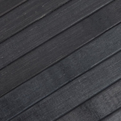 Rug Rectangular Grey 60x200 cm Bamboo