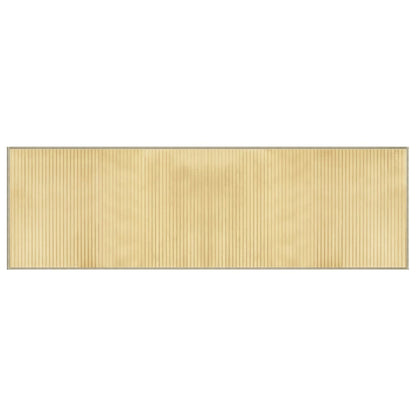 Rug Rectangular Light Natural60x200 cm Bamboo
