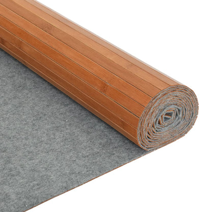 Room Divider Brown 165x400 cm Bamboo