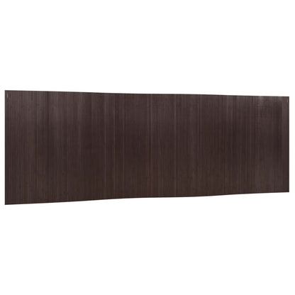 Room Divider Dark Brown 165x600 cm Bamboo