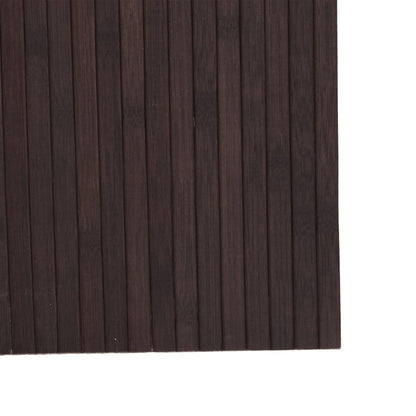 Room Divider Dark Brown 165x600 cm Bamboo