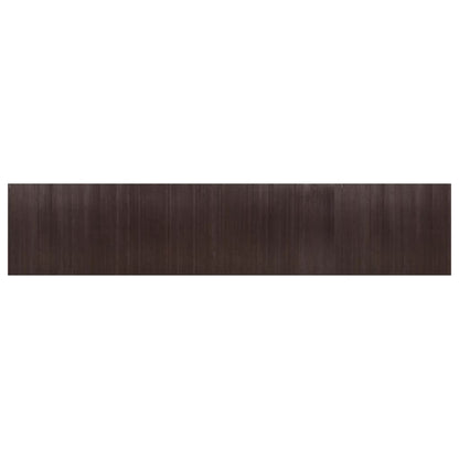 Room Divider Dark Brown 165x800 cm Bamboo