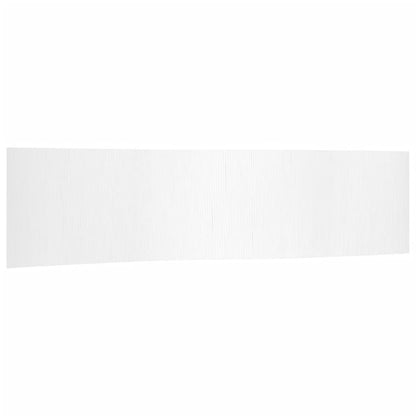 Room Divider White 165x800 cm Bamboo