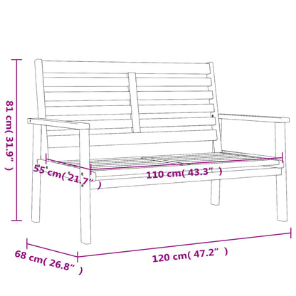 Garden Set Solid Wood Acacia