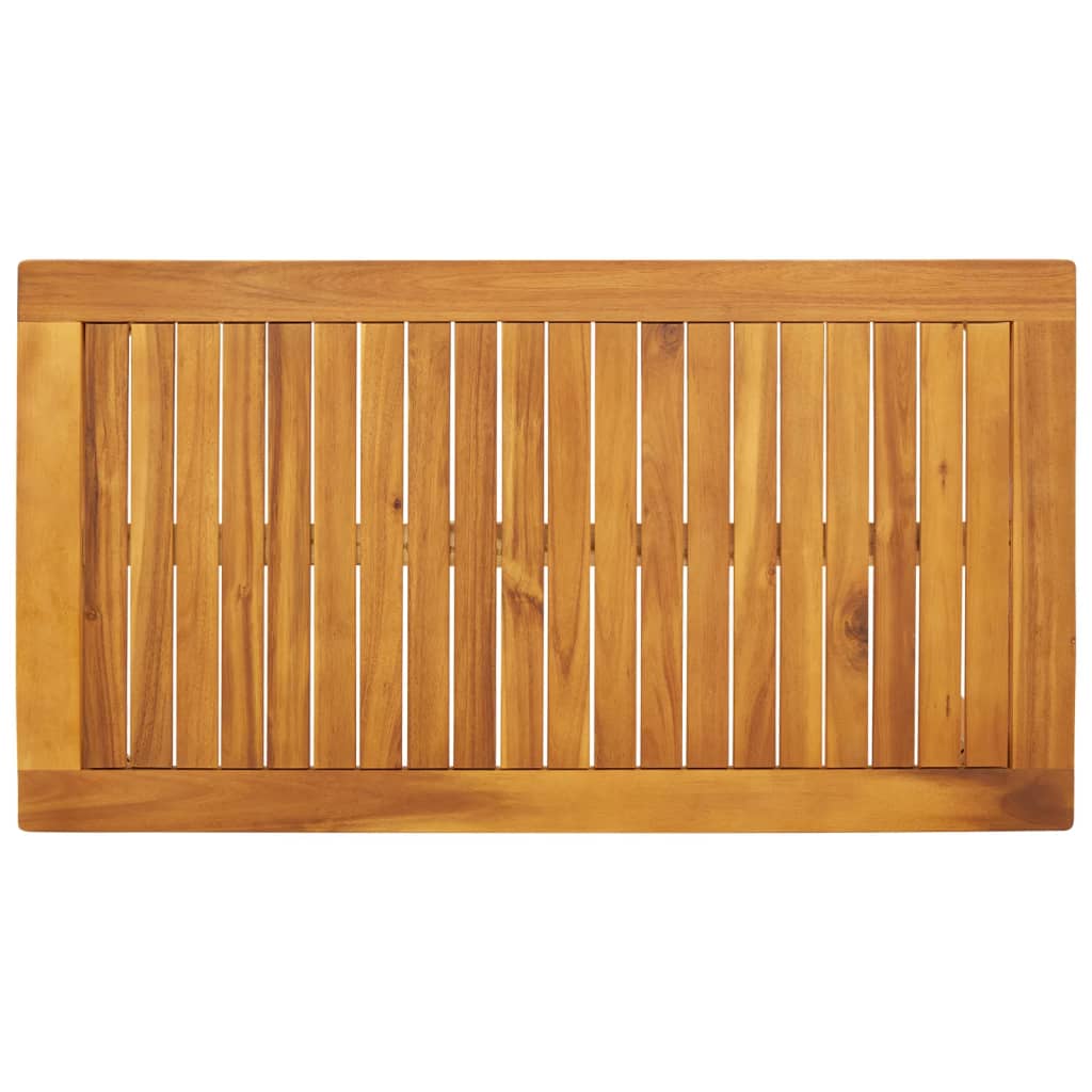 Garden Set with Cushion Solid Wood Acacia