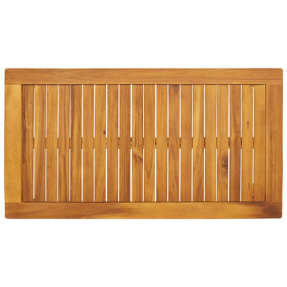 Garden Set with Cushion Solid Wood Acacia