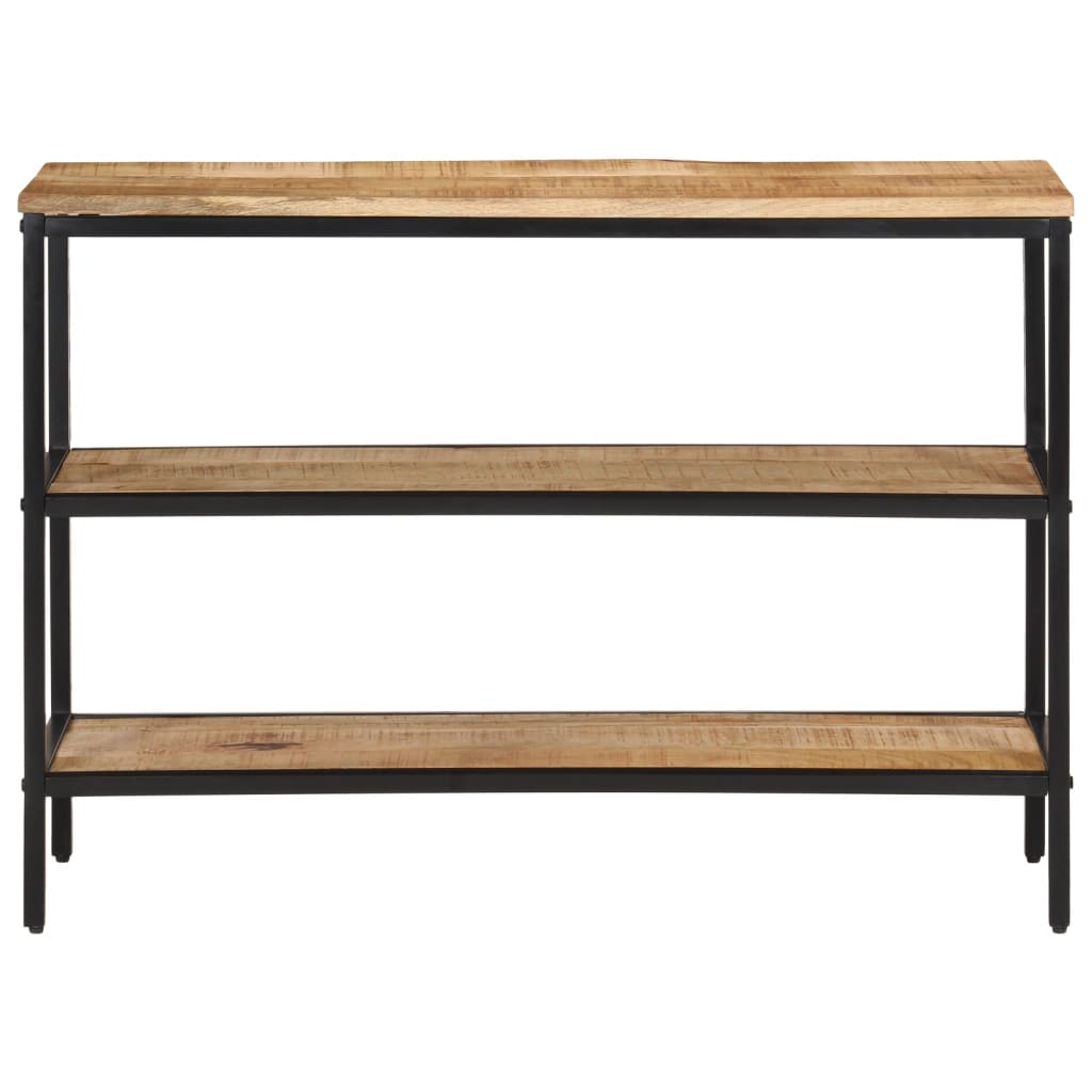 Console Table 100x35x70 cm Solid Rough Wood Mango