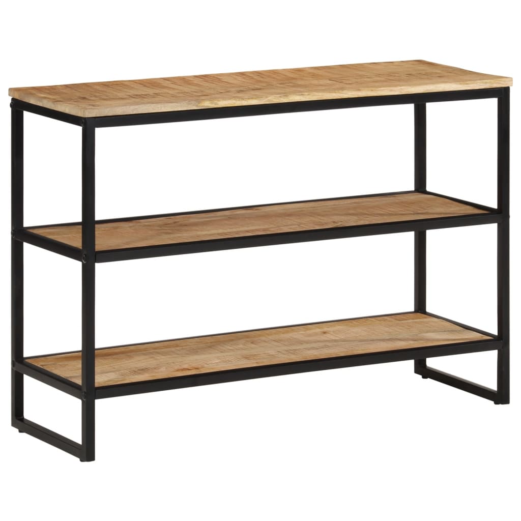 Console Table 100x35x70 cm Solid Rough Wood Mango