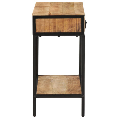 Console Table 70x35x70 cm Solid Rough Wood Mango