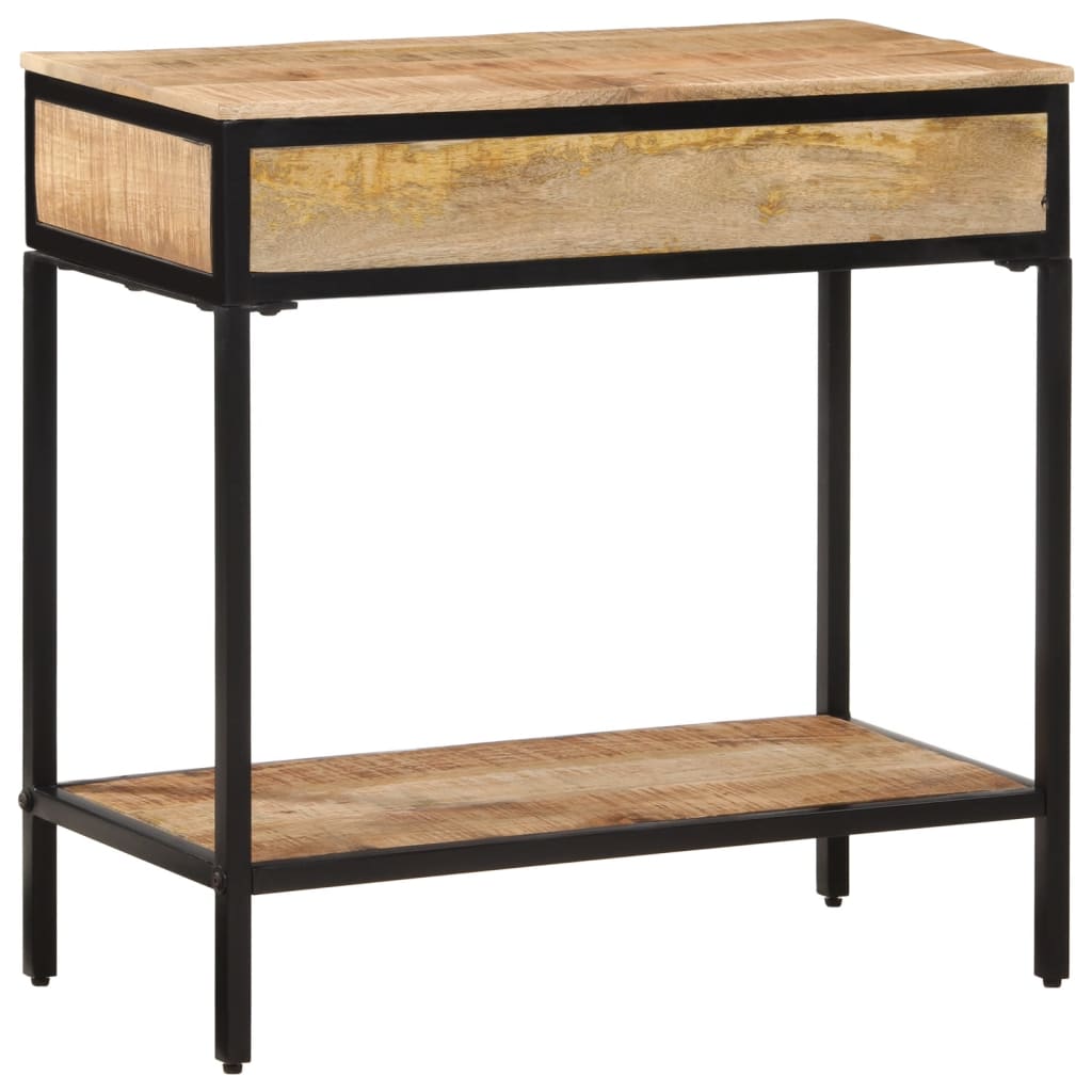Console Table 70x35x70 cm Solid Rough Wood Mango