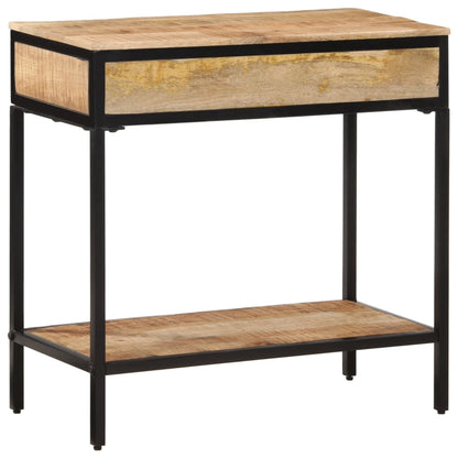 Console Table 70x35x70 cm Solid Rough Wood Mango