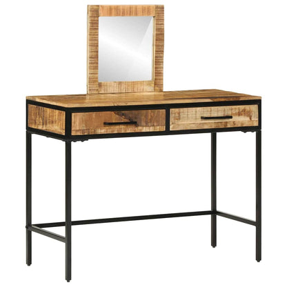 Dressing Table Brown 100 x 40 x 120 cm Solid Mango wood