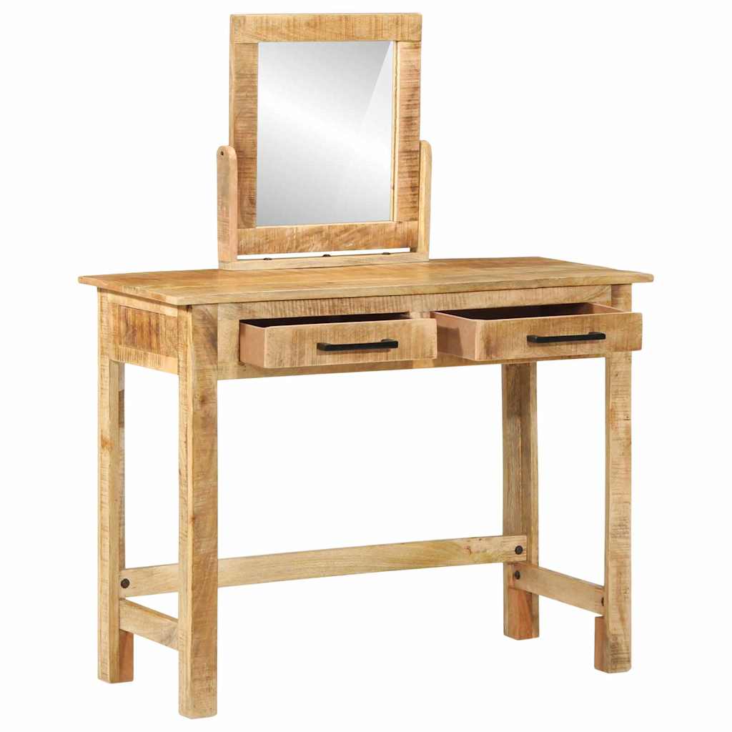 Dressing Table Brown 100 x 40 x 120 cm Solid Mango wood