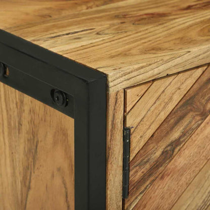 TV Cabinet Brown 110 x 30 x 50 cm Solid Acacia wood