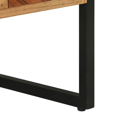 TV Cabinet with Drawer Brown 100 x 35 x 50 cm Solid Acacia wood