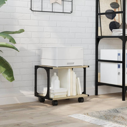 Printer Stand 2-Tier Sonoma Oak 41x28x33.5 cm Engineered Wood
