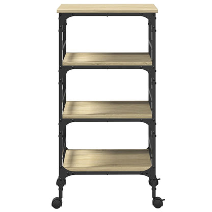 Kitchen Trolley Sonoma Oak 45x35x89.5 cm Engineered Wood